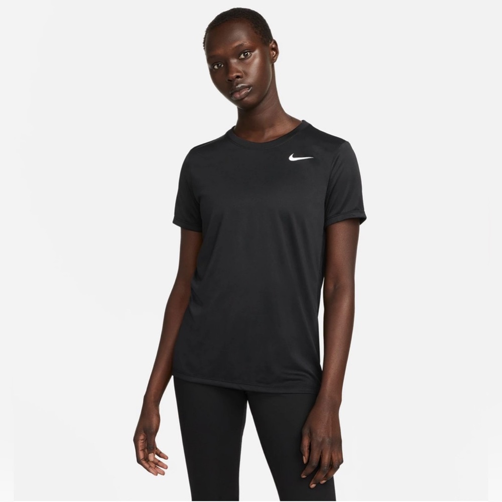 NWT Nike Women’s Dri-Fit Tech Short Sleeve T-Shirt Black Large L